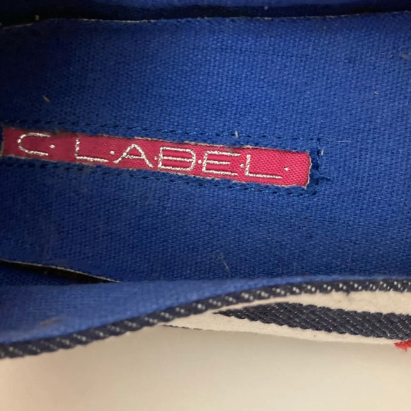 C. Label American Flag Espadrilles Size 5.5 Brand New - Picture 3 of 4